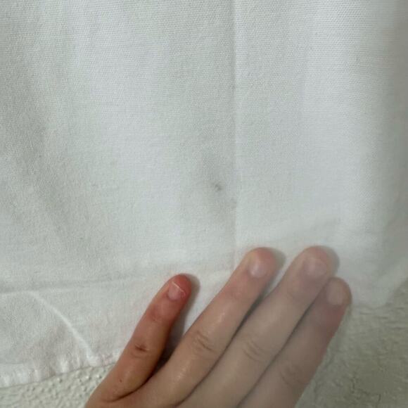 NWT Madewell Oversized Button Up Shirt in Oxford White NS342 Size Small - Picture 4 of 6